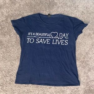 Grey’s Anatomy Tee Size Large